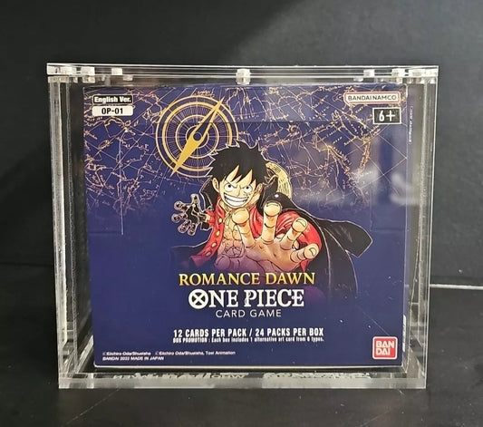 Acrylic Case For One Piece Blue Bottom Booster Box